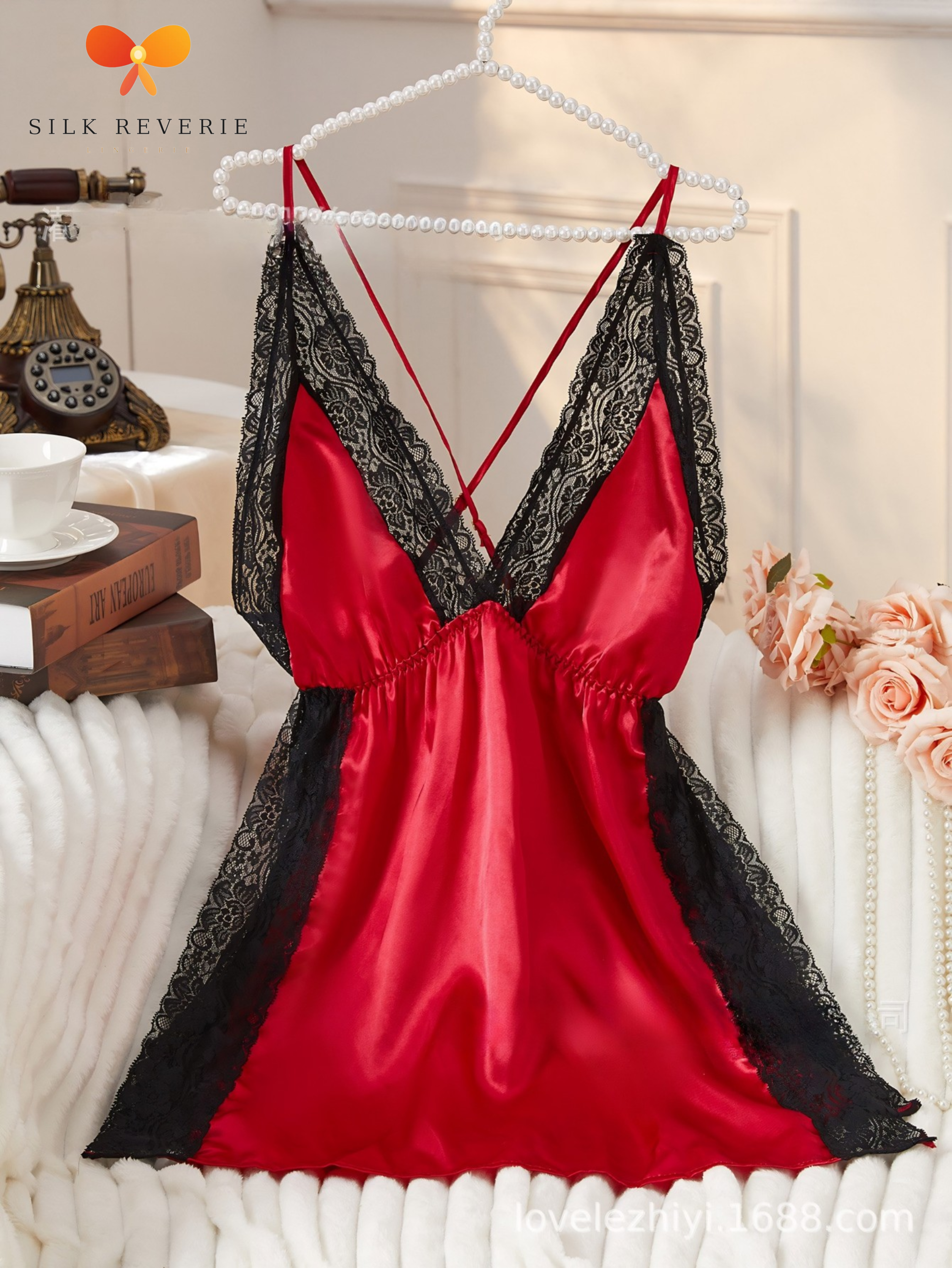 Satin Lace Nighty