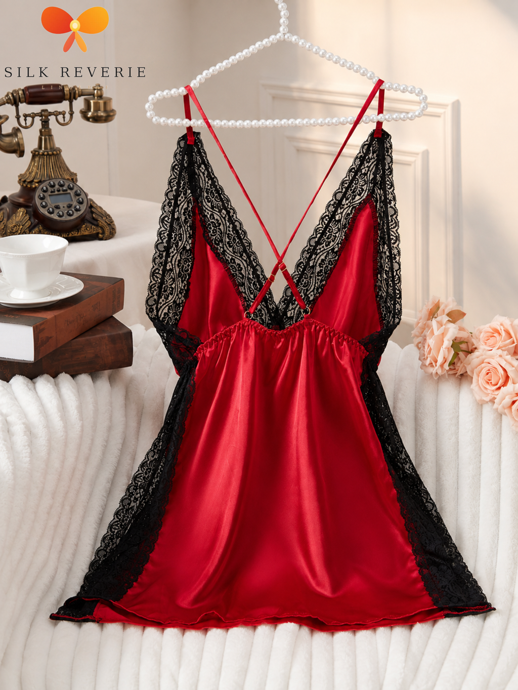 Satin Lace Nighty