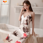 White Floral Nighty